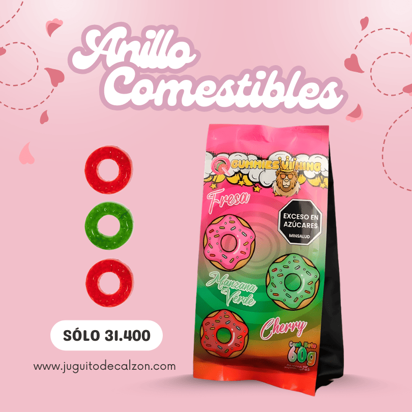 Anillos para Pene Comestibles – 3 Sabores Irresistibles