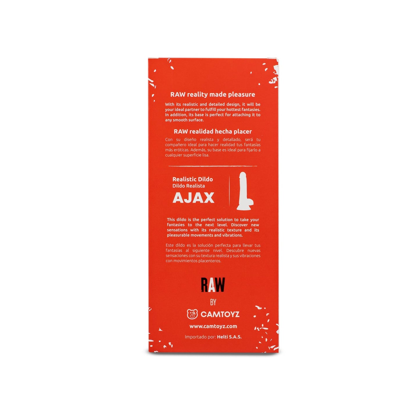 Dildo realista Ajax Camtoyz 19cm