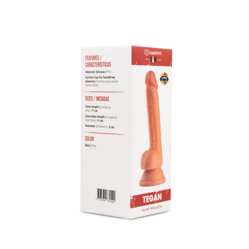 Raw Dildo Realista Tegan 17 cm