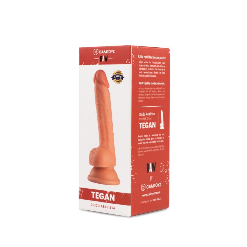 Raw Dildo Realista Tegan 17 cm