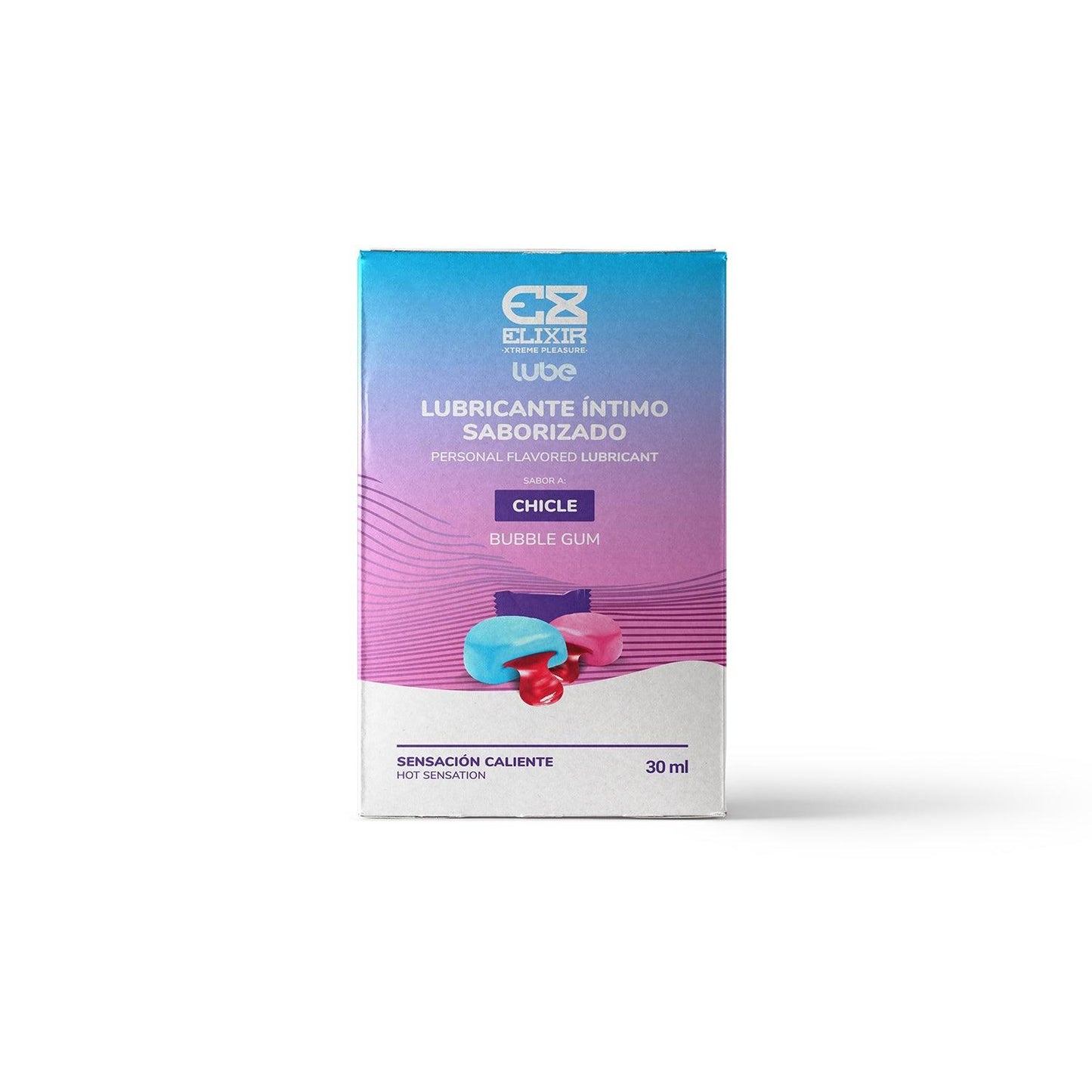 Lubricante Caliente Saborizado Elixir Chicle 30 ml