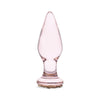 Plug Anal De Vidrio Corona
