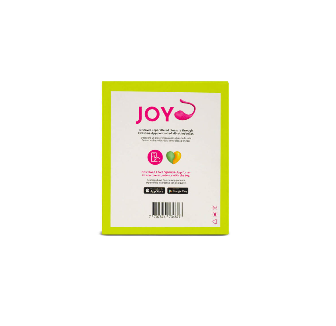 Vibrador Joy con APP