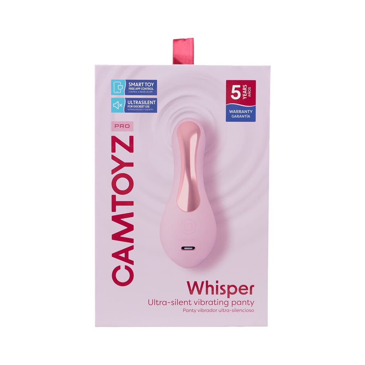 Panty Vibrador Whisper Camtoyz | Estimulador con App y Control a Distancia