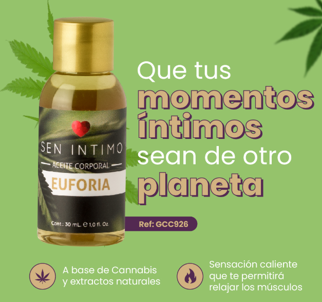 Aceite Euforia X de 30 ml de Sen Íntimo, frasco con etiqueta y gotero, para cuidado íntimo y bienestar.