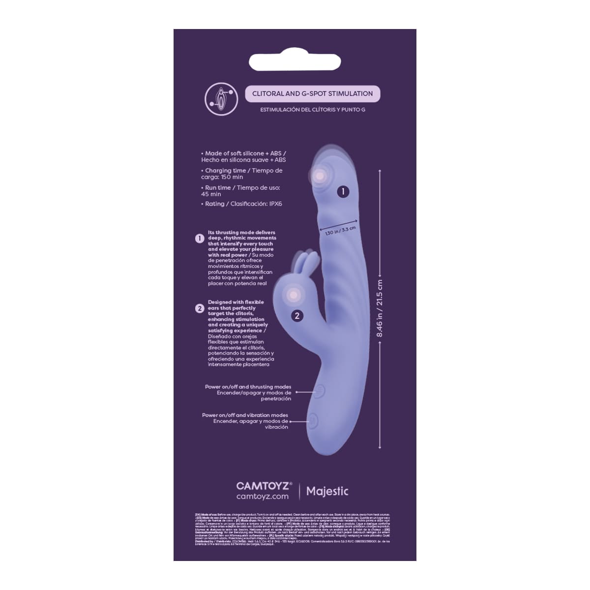Vibrador Durba Majestic de Camtoyz