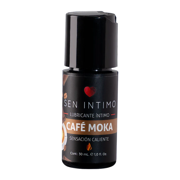 Lubricante caliente Café Moka Sen íntimo, lubricantes íntimos en envase de 30 ml con aroma de café y chocolate para mayor comodidad