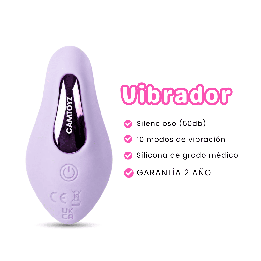 Combo Placer Secreto | Panty Vibrador App + Gomas Viking