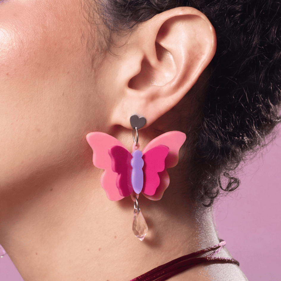 Aretes Hechizo de amor rosado 🩷