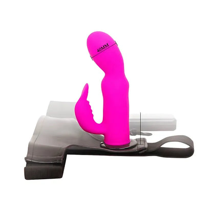 Arnés con Vibración ULTRA Doble Estimulación + Control