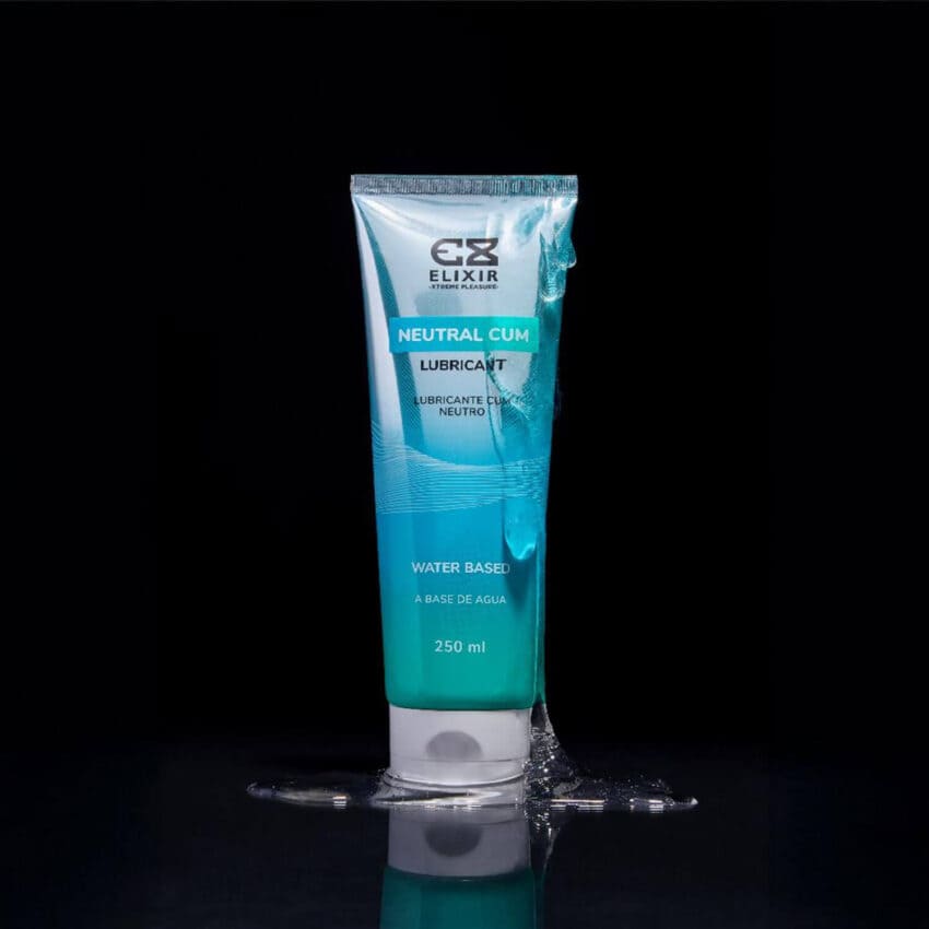 Lubricante íntimo neutro Distrisex, frasco de 250ml, con textura suave y transparente para mayor comodidad.
