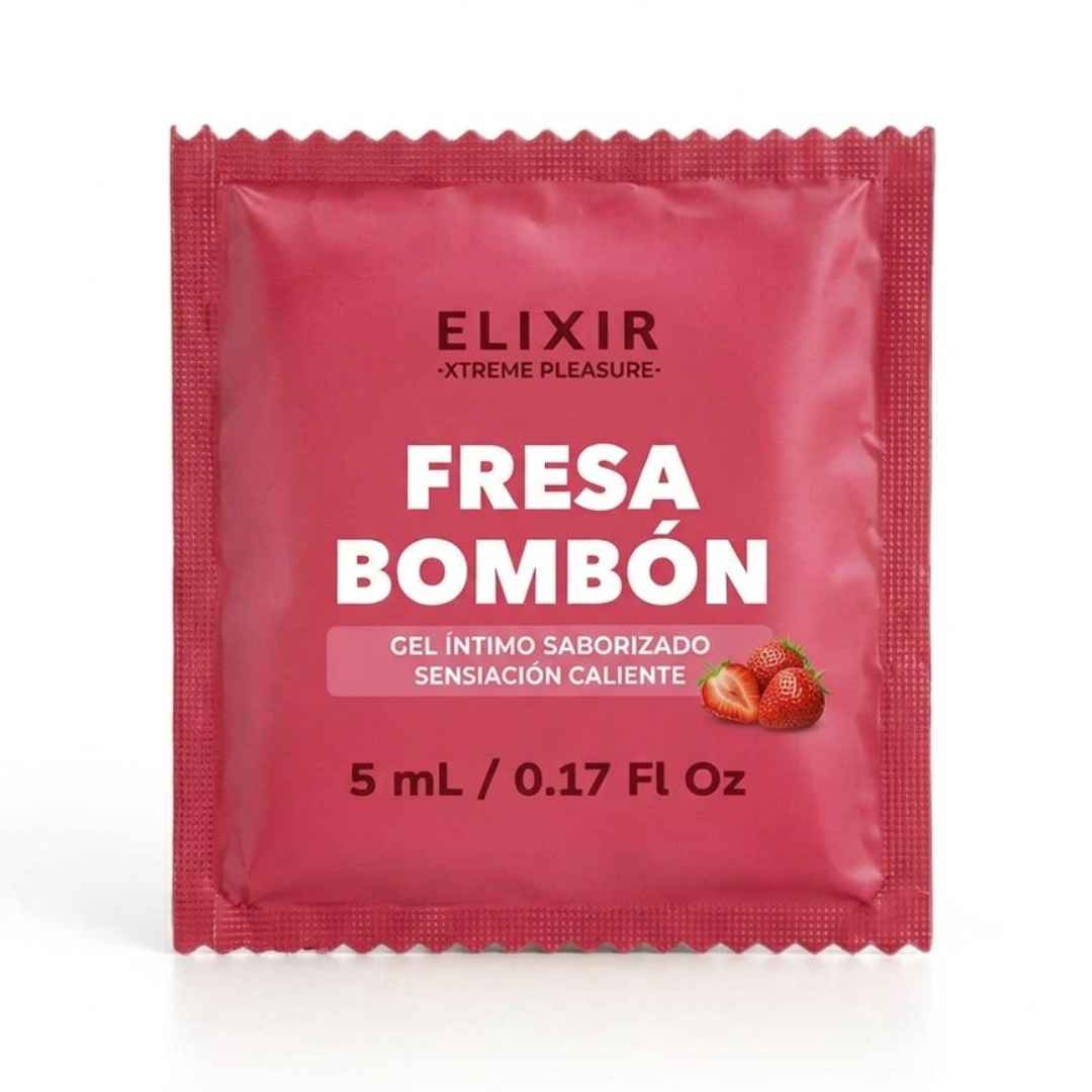 Lubricante Saborizado Fresa Bombón Elixir
