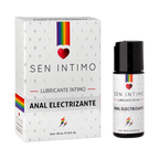 Lubricante íntimo anal electrizante de la marca Sen Íntimo, accesorio para experiencias sensoriales y placenteras.