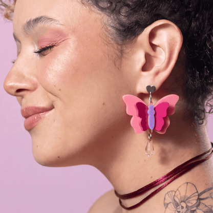 Aretes Hechizo de amor rosado 🩷