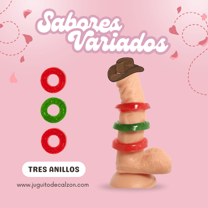 Anillos para Pene Comestibles – 3 Sabores Irresistibles