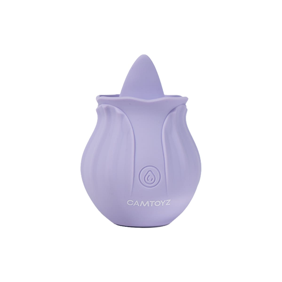 Vibrador con lengua de la marca Camtoyz, diseñado para estimulación íntima, en color rosa y forma ergonómica.