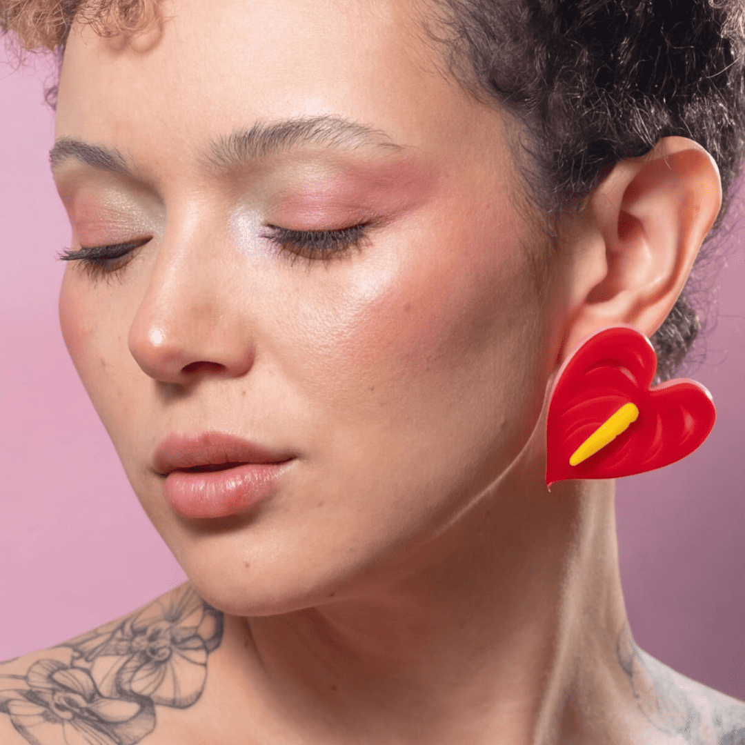 Flor de la Pasión Aretes
