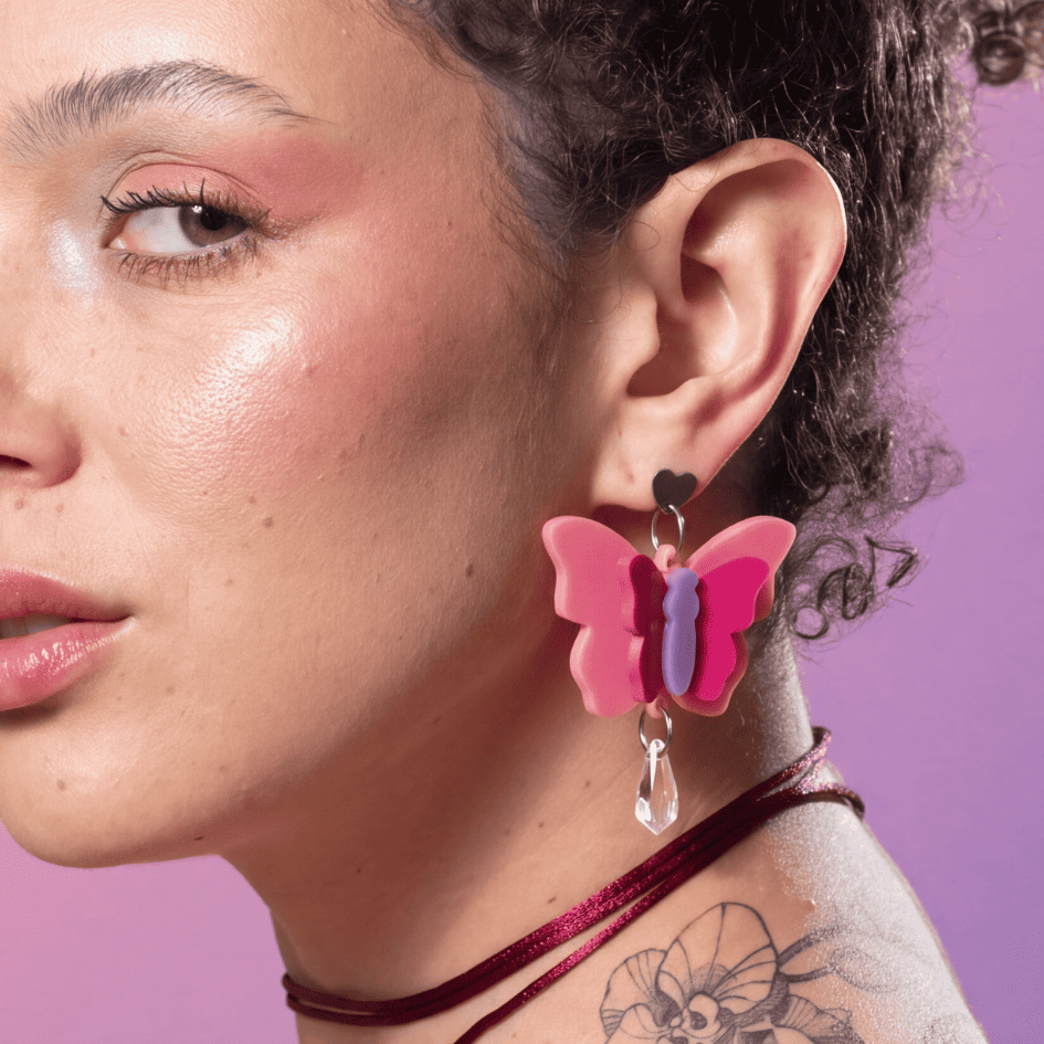 Aretes Hechizo de amor rosado 🩷