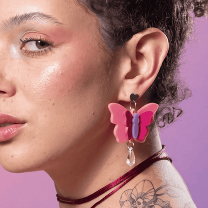 Aretes Hechizo de amor rosado 🩷