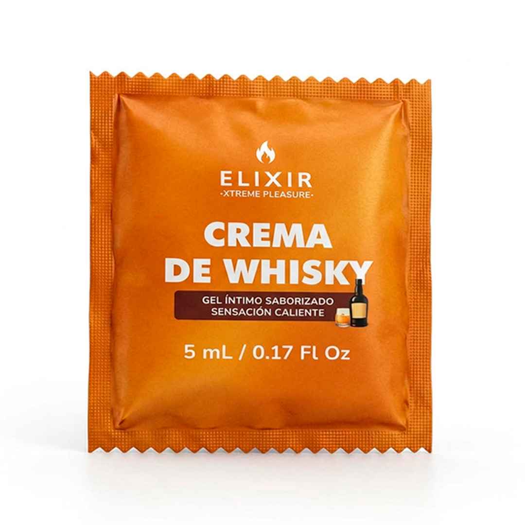 Lubricante Saborizado Crema de Whisky Elixir