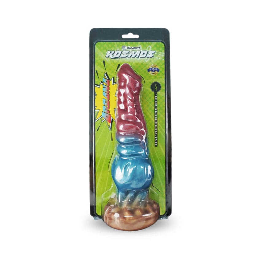 Dildo Camtoyz Arcana, accesorio íntimo de silicona, con forma ergonómica y detalles realistas, ideal para placer personal.