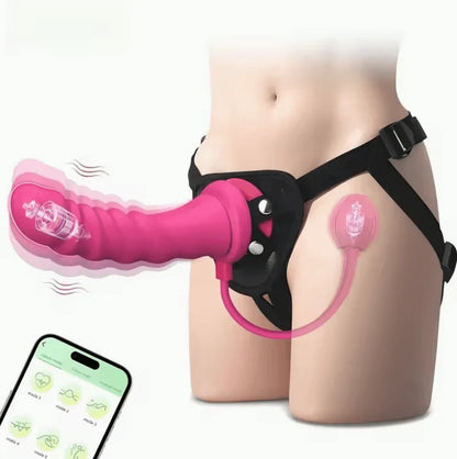 Arnés Vibrador Interactivo Rose con App