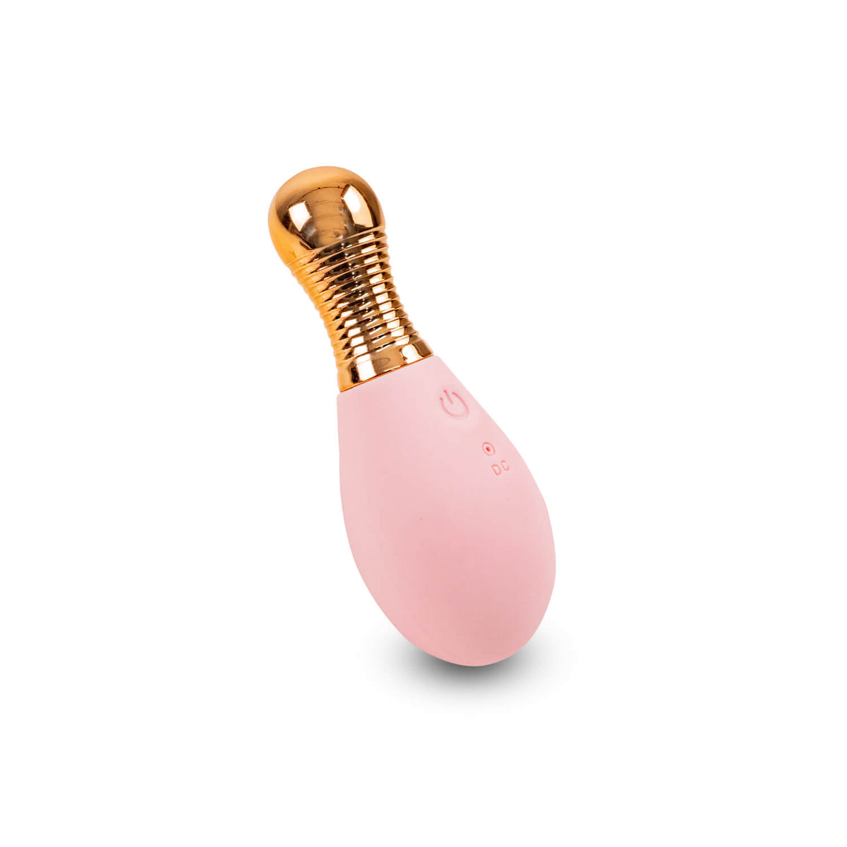 Vibrador Camtoyz Asmel con control remoto, diseño elegante y suave, ideal para placer íntimo, en color rosa.