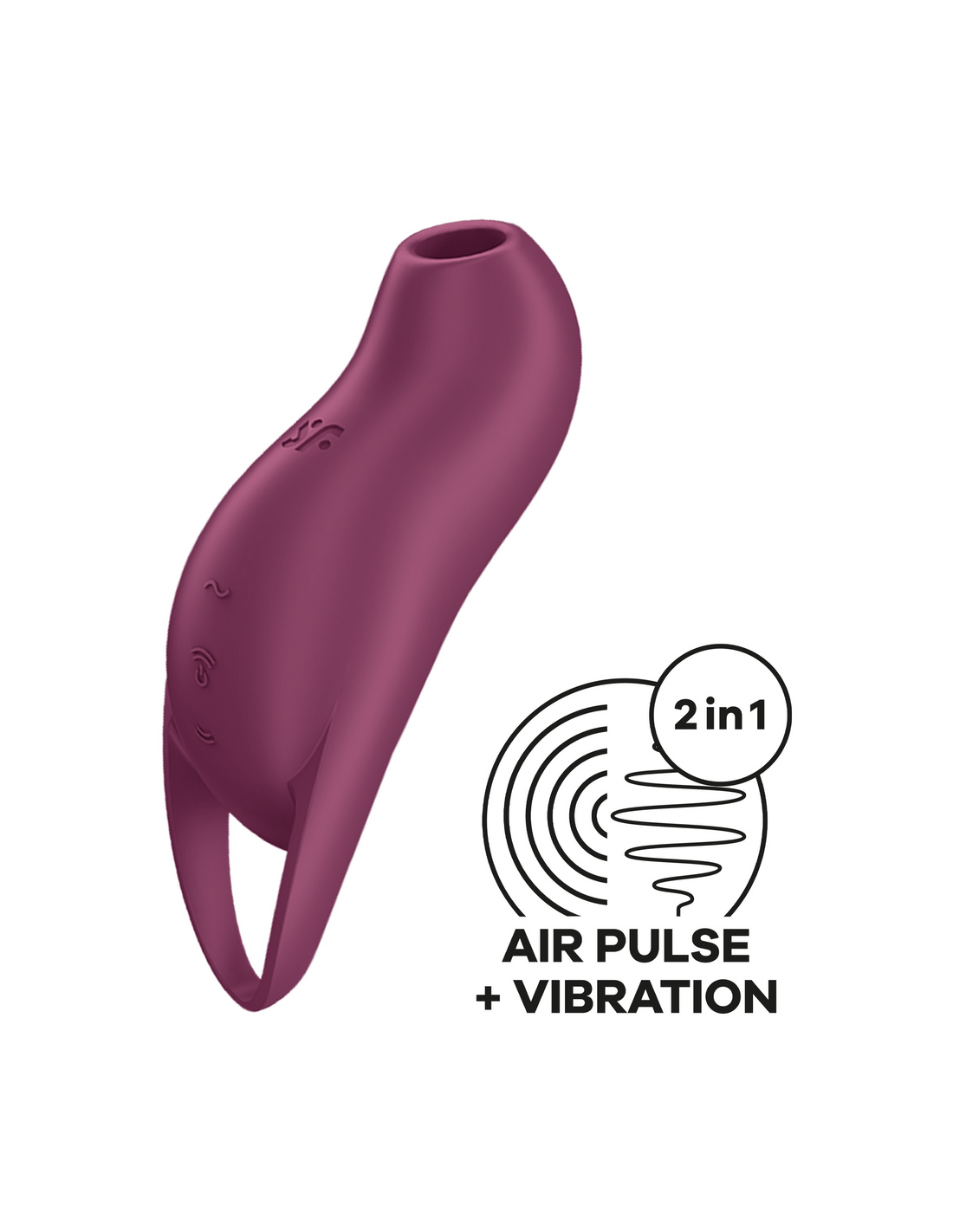 Vibrador Satisfyer Pocket Pro 1 de Juguito de Calzón, tamaño compacto y diseño ergonómico para placer personal.