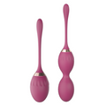 Bolas Kegel Frenesí WE LOVE, juego de bolas de Kegel de entrenamiento, en color rosa con funda de tela.