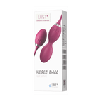 Bolas Kegel Frenesí WE LOVE, bolas de Kegel de entrenamiento en color rosa, con funda de silicona suave y tamaño compacto.