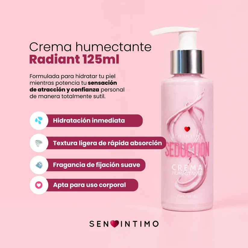 Crema Humectante Seduction con Attract 125ml – Sen Íntimo