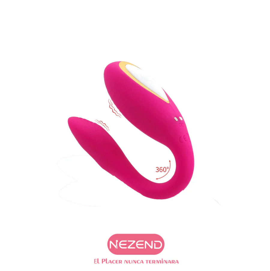 Vibrador Nezend Isa APP para parejas de SEXTOYS COLOMBIA, dispositivo eléctrico con control remoto y diseño moderno.