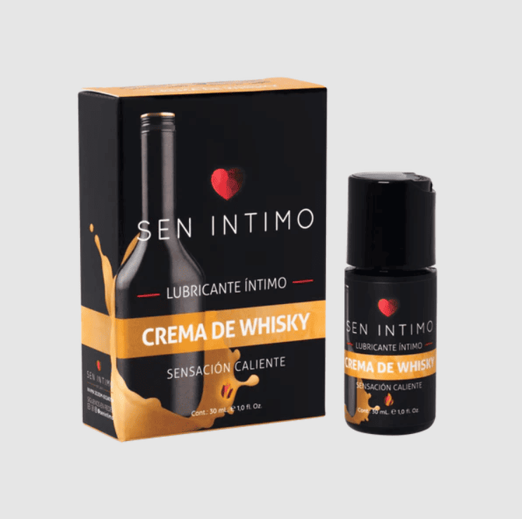 Lubricante caliente crema de whisky Sen íntimo, lubricante íntimo con efecto cálido y aroma a whisky, para uso personal.