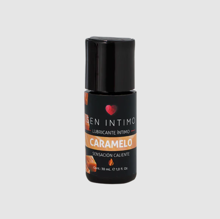 Lubricante caliente sabor caramelo Sen íntimo, lubricante íntimo para mayor comodidad y placer en la pareja.