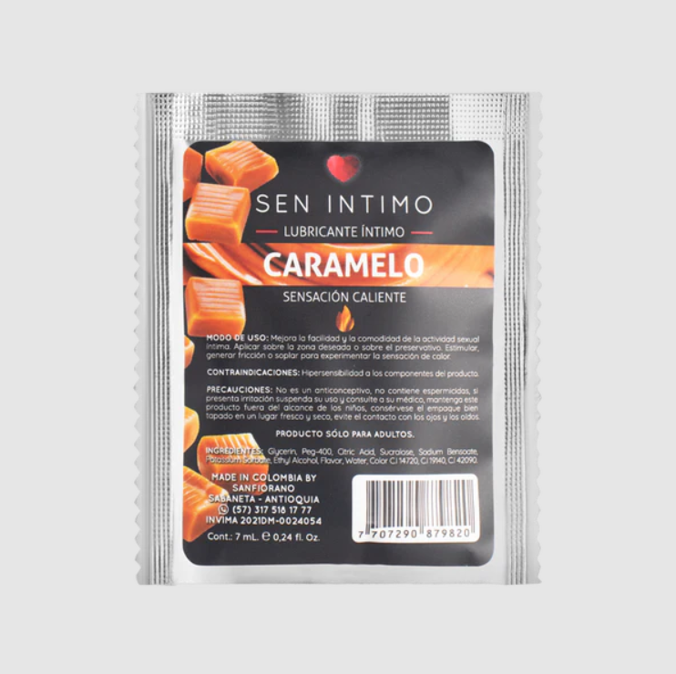 Lubricante Caliente Caramelo Sen Intimo