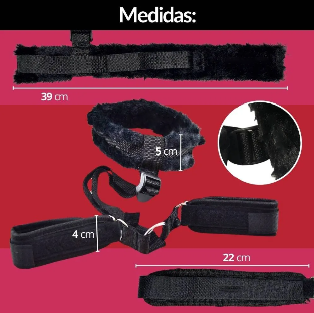 Arnes de sometimiento cuello y muñecas