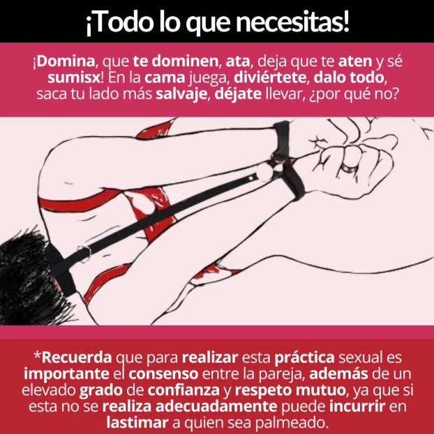 Arnes de sometimiento cuello y muñecas