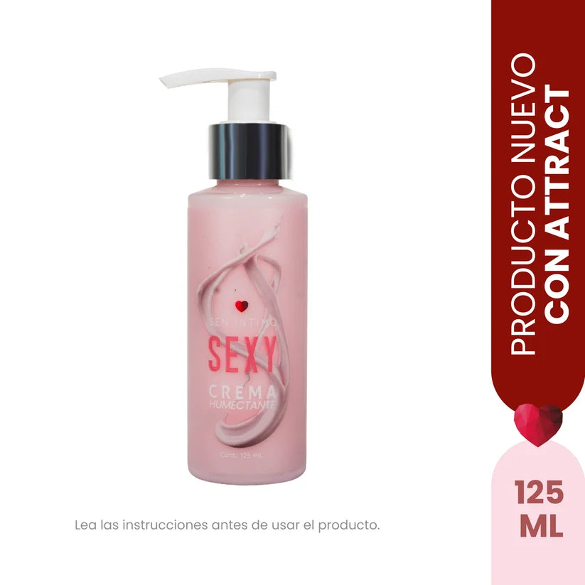 Crema Humectante Sexy con Attract 125ml – Sen Íntimo