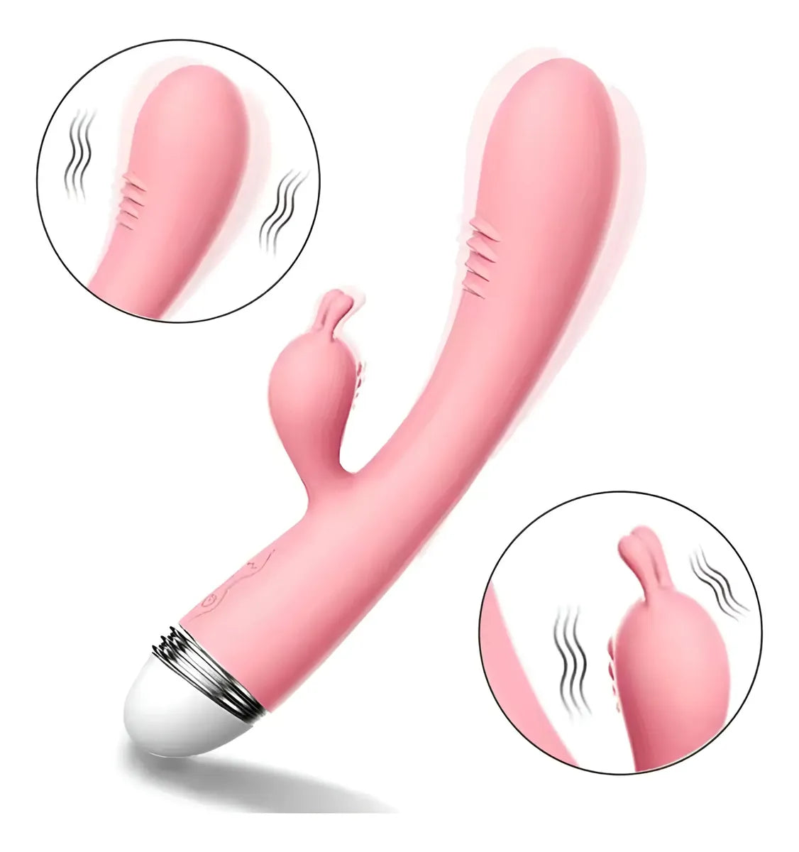 Vibrador Recargable LILO – Doble Estimulación de Punto G y Clítoris en Silicona Médica