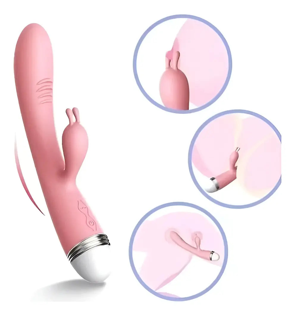 Vibrador Recargable LILO – Doble Estimulación de Punto G y Clítoris en Silicona Médica