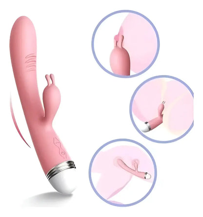 Vibrador Recargable LILO – Doble Estimulación de Punto G y Clítoris en Silicona Médica
