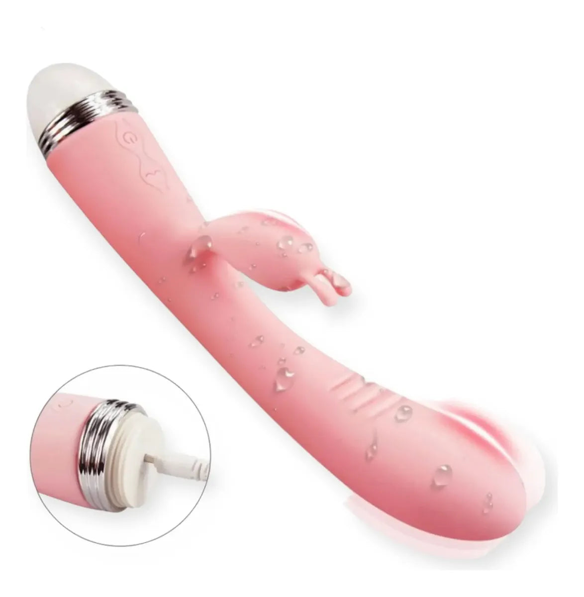 Vibrador Recargable LILO – Doble Estimulación de Punto G y Clítoris en Silicona Médica