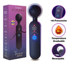 Vibrador Camtoyz Hitachi Tamina negro, dispositivo de placer con diseño compacto y fácil de usar, en color negro brillante.