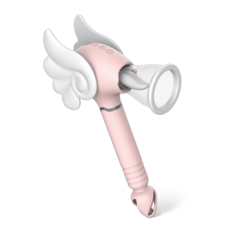 Vibrador doble estimulación Sakura Captor de la marca Frenesí, con diseño elegante y funciones de impulso para placer intenso.
