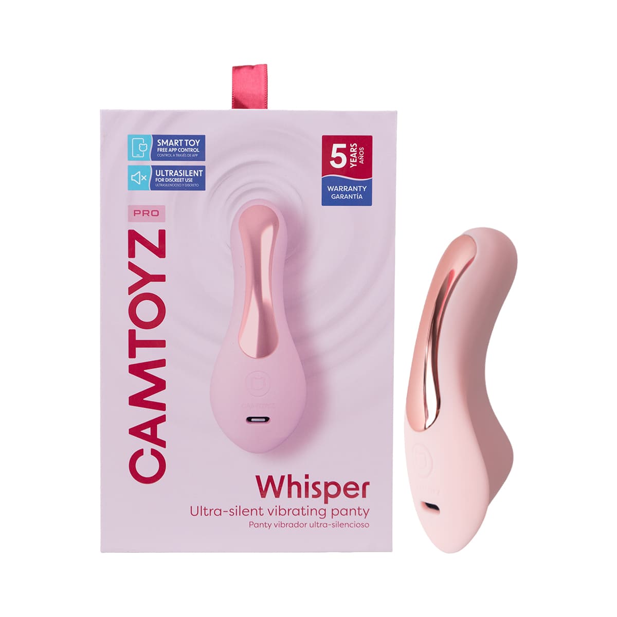 Panty Vibrador Whisper Camtoyz | Estimulador con App y Control a Distancia