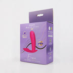 Vibrador para ropa íntima Camtoyz Eusin Majestic con doble estimulación y control por app, en color negro.
