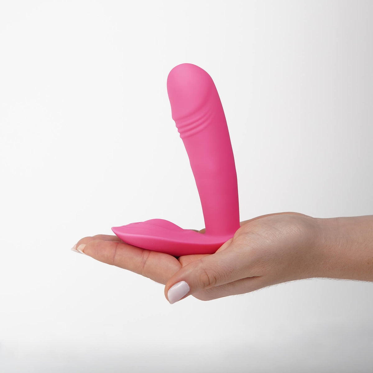 Vibrador para panty Eusin Majestic de Camtoyz, doble estimulación, con app para control remoto, en color negro.
