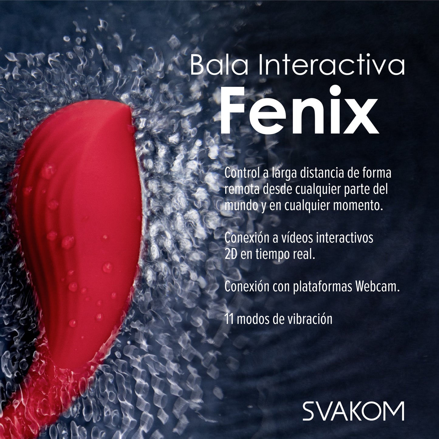 Vibrador Interactivo con App Fenix Neo 2