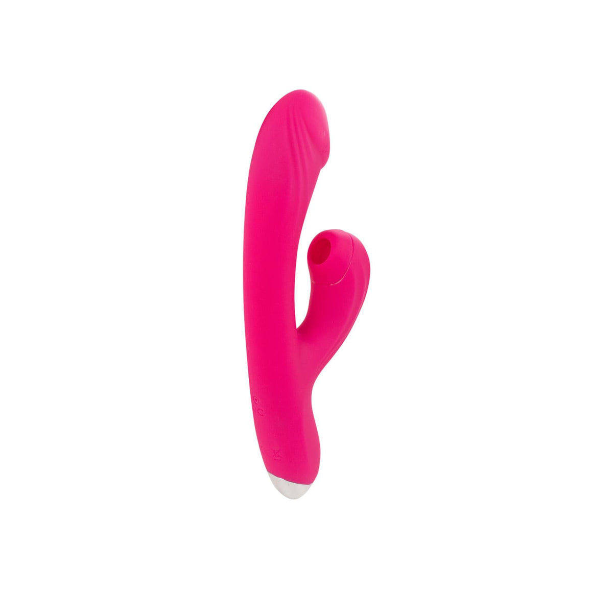 Vibrador doble de estimulación en forma de conejo de la marca Camtoyz, con diseño elegante y detalles en la imagen Fiora.