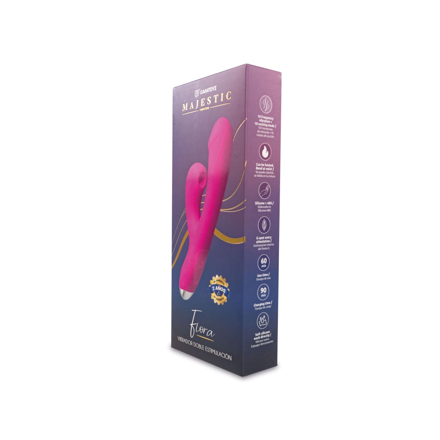 Majestic Vibrador Doble Estimulación Flora